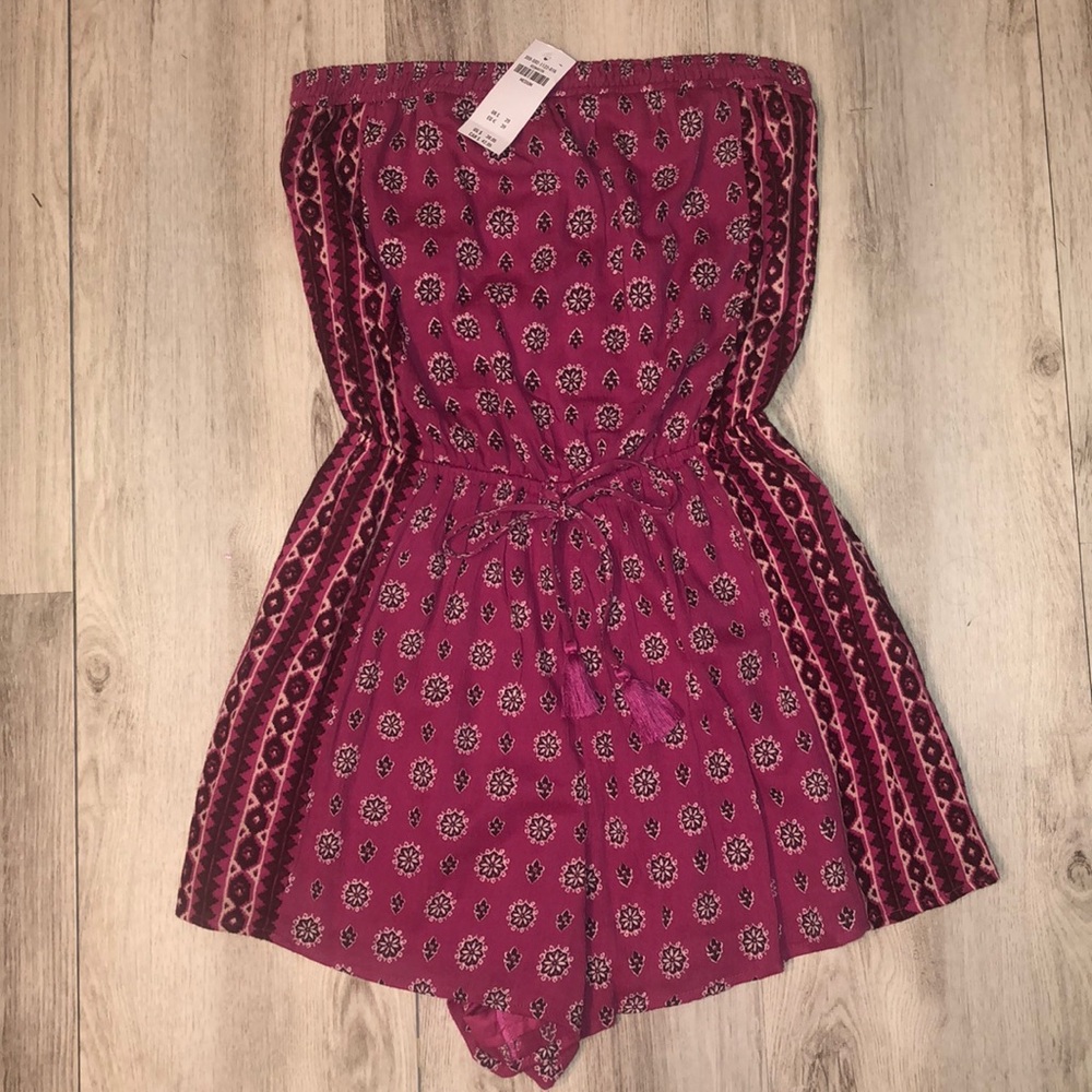 Hollister Strapless Romper